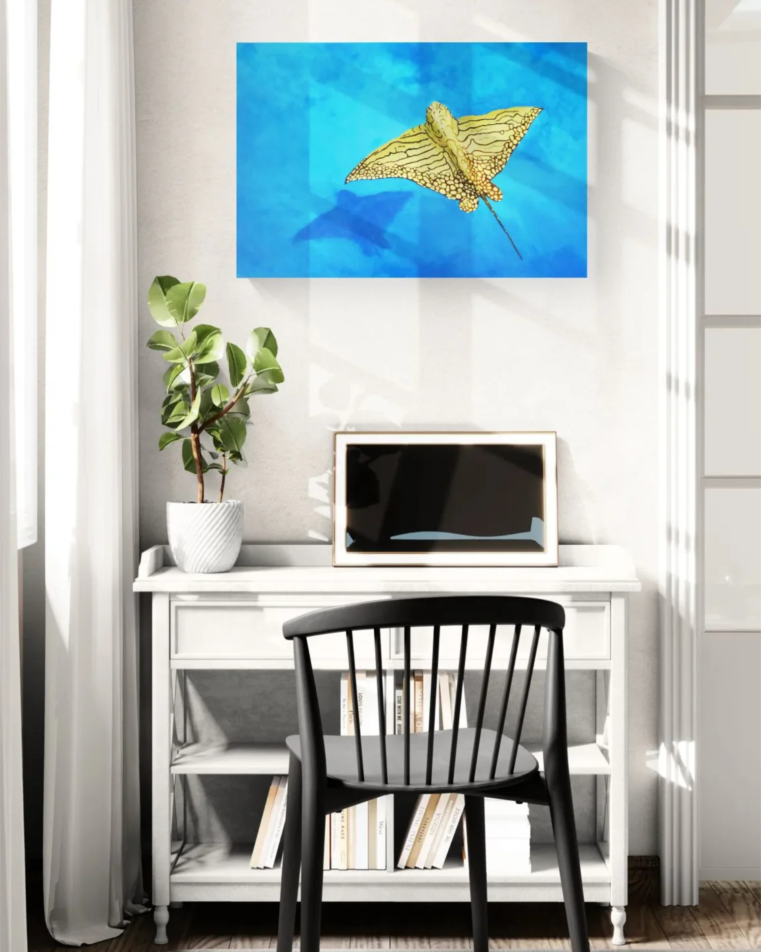 Ornate Eagle Ray - Prints - Image 3