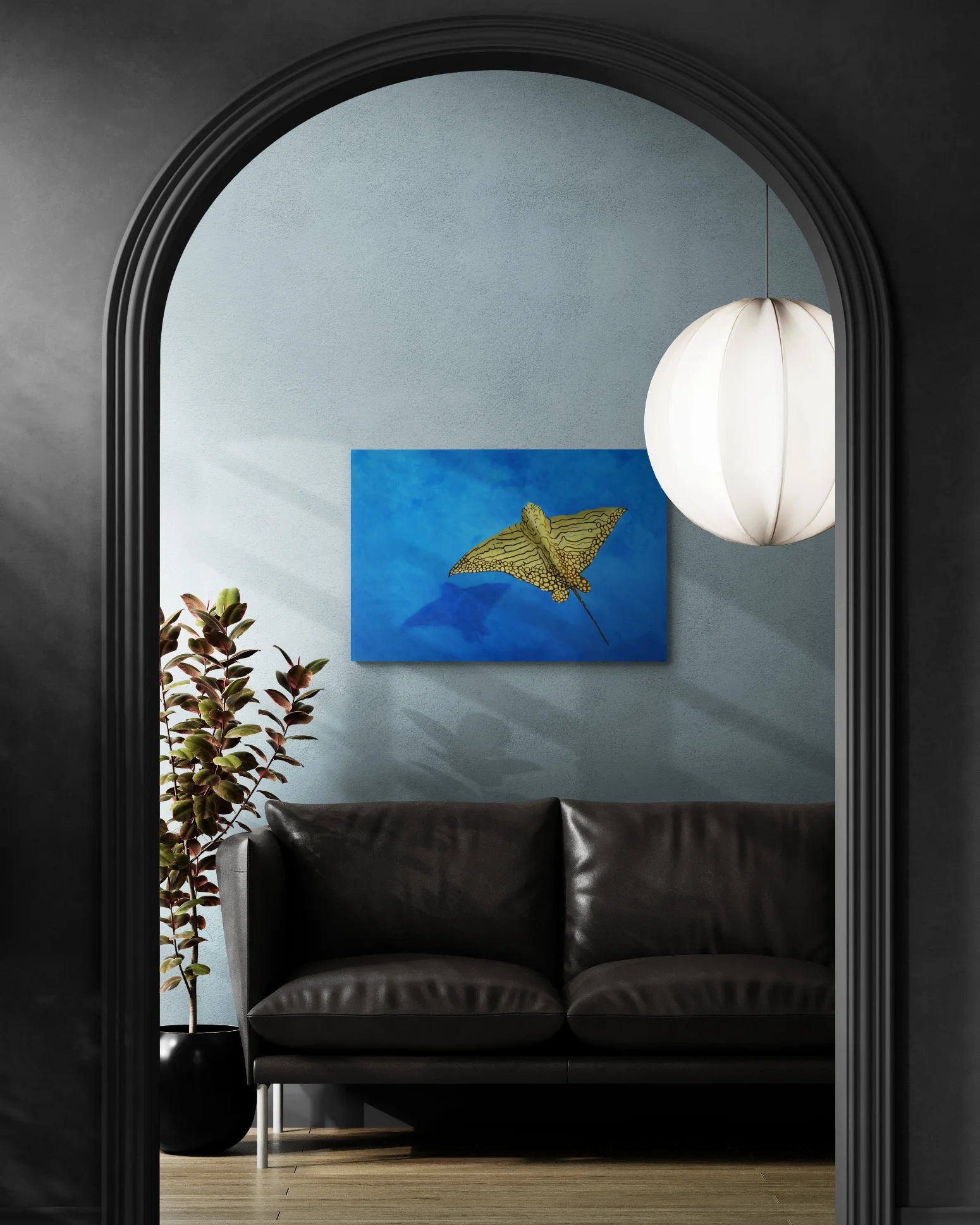 Ornate Eagle Ray - Prints - Image 4