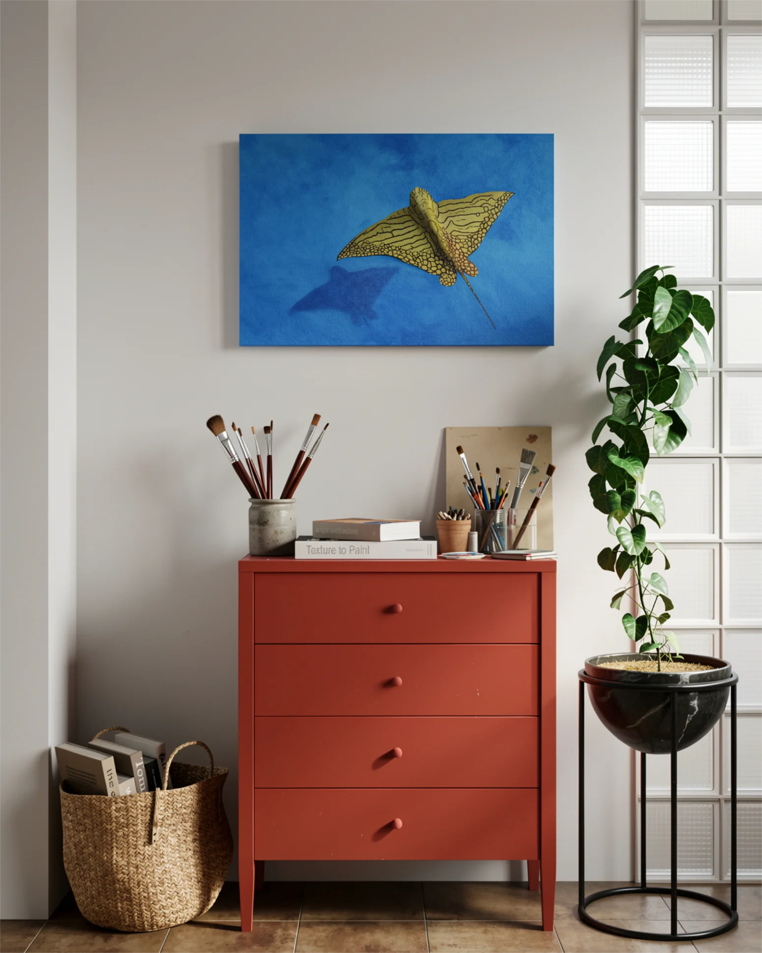 Ornate Eagle Ray - Prints - Image 5